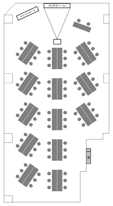 島型【机２卓】